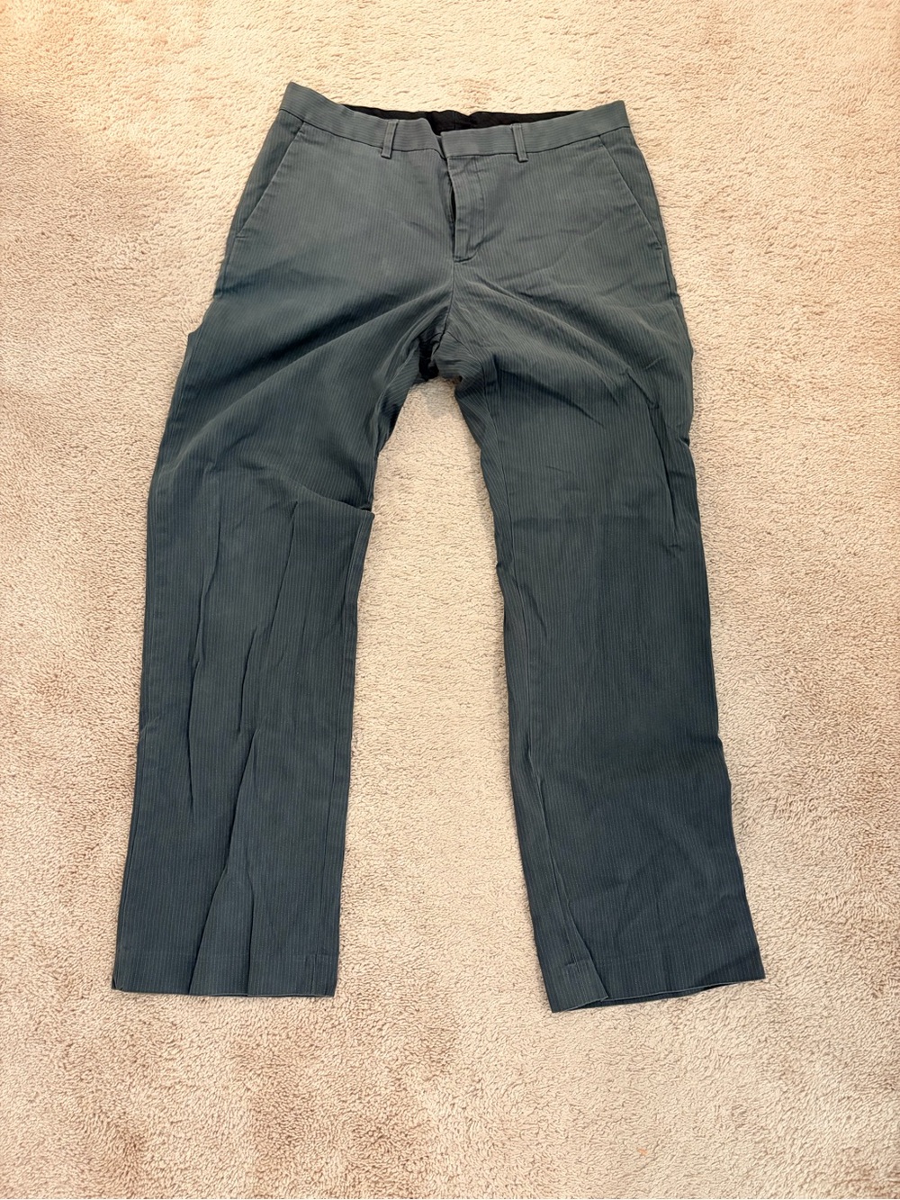 Express Men's Teal Dress Pants Faded Khaki or Dark Green #103